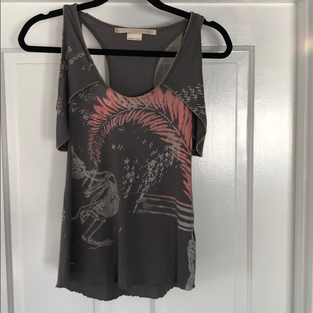 Stella McCartney tank with shoulder cut outs